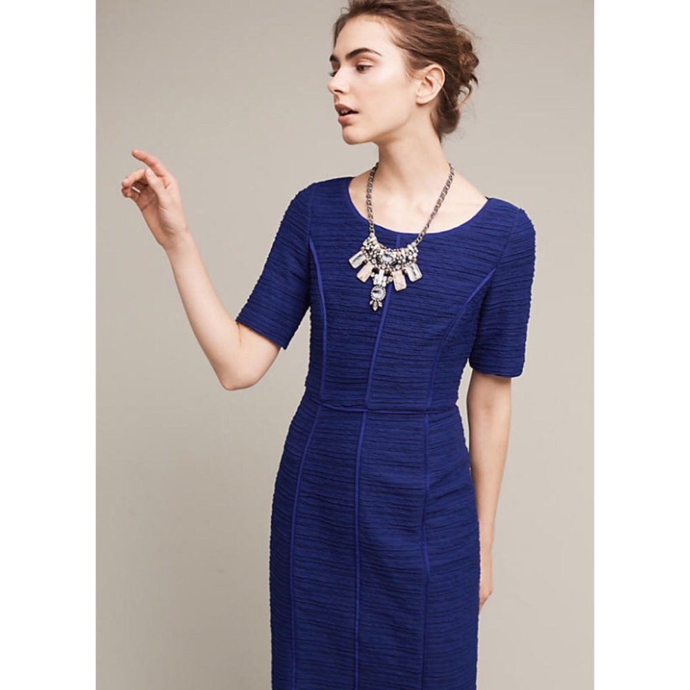 Elegant Blue Women's Dress